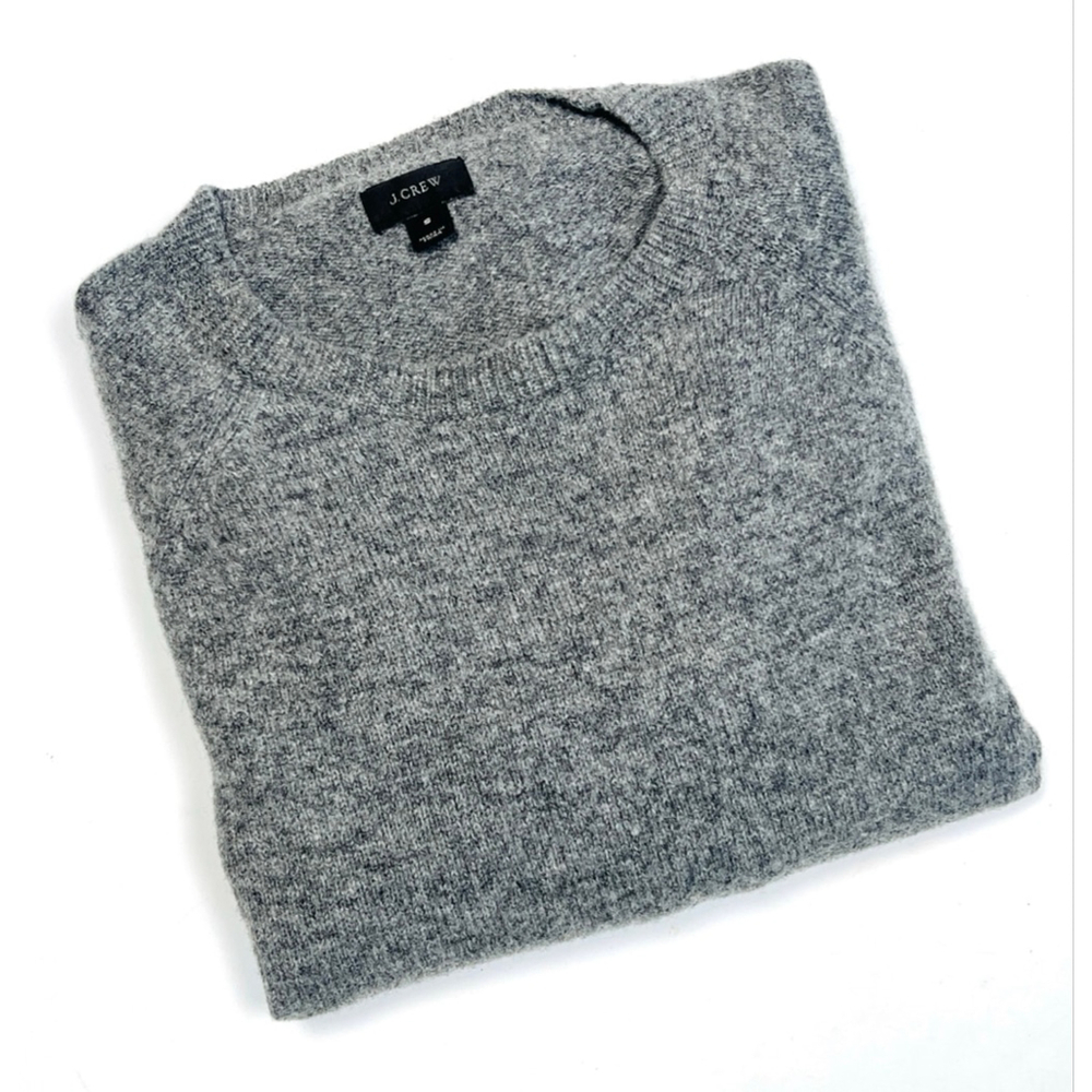 J.Crew Mens Sweater Gray Crew Neck Sweater S - Picture 3 of 6